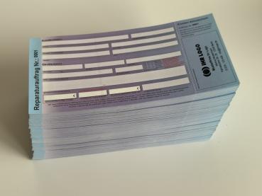 Preview: Reparaturblöcke mit individuellem Aufdruck